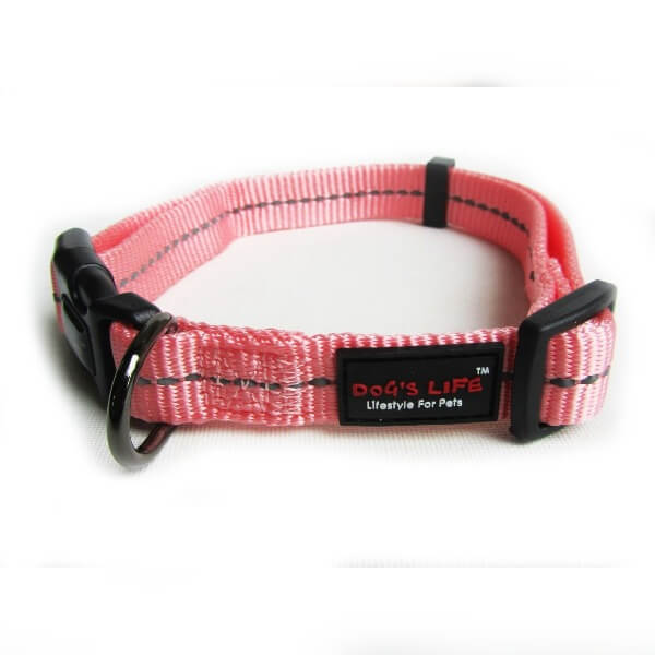 Dog's Life Reflective Supersoft Webbing Collars