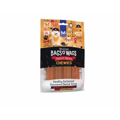 Montego Bags o'Wags Chewies Butternut Flavoured Dental Sticks