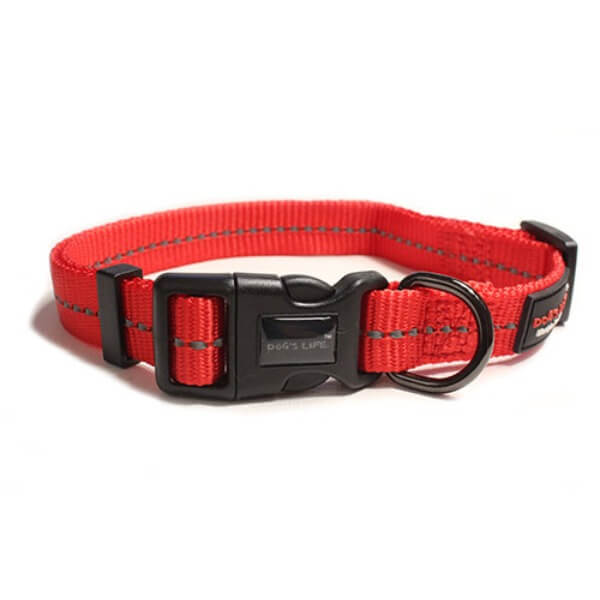 Dog's Life Reflective Supersoft Webbing Collars