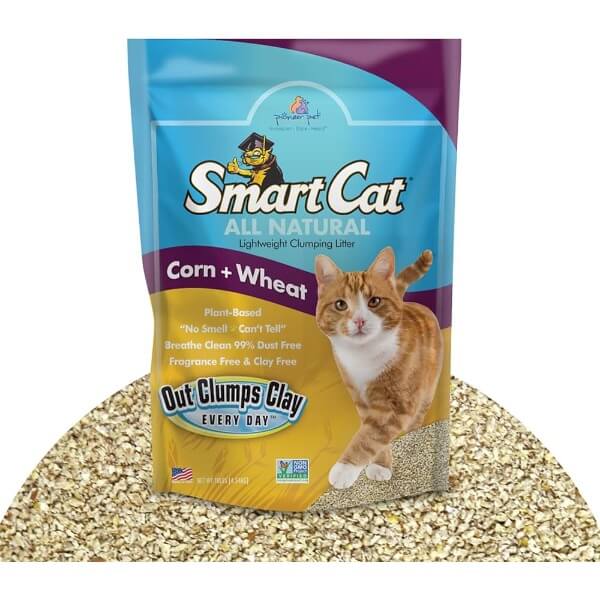 SmartCat All Natural Cat Litter Corn & Wheat 4.5kg