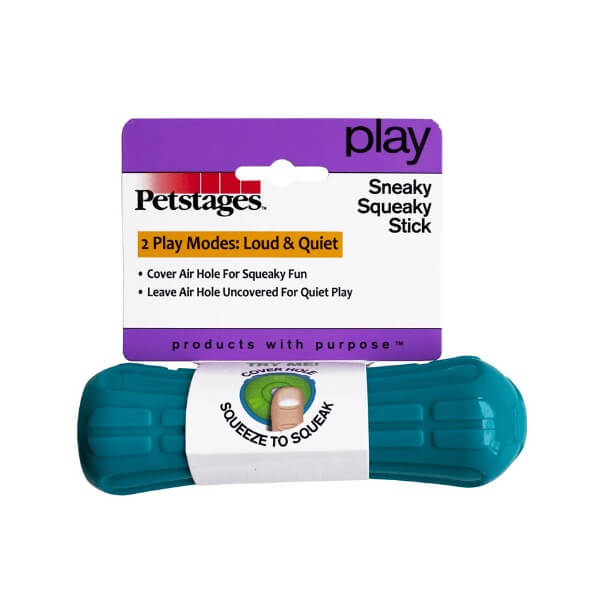 Petstages Dog Toys - Sneaky Squeaky Stick - Small