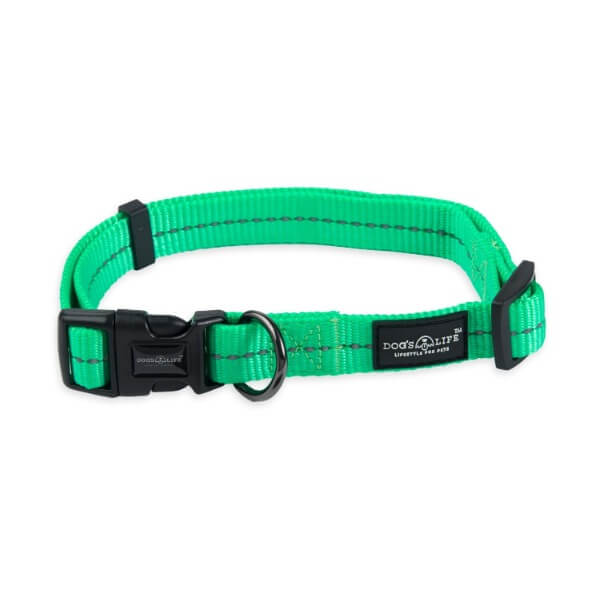 Dog's Life Reflective Supersoft Webbing Collars