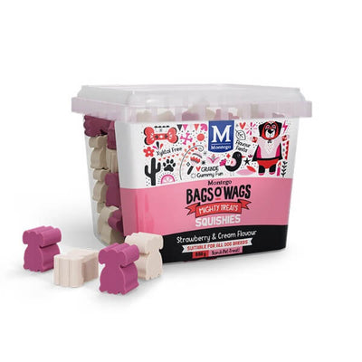 Montego Bags o'Wags Squishies Strawberry & Cream 500g