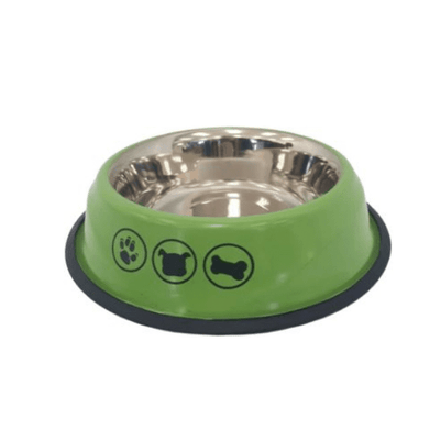 Stainless Steel Bowl Non-Skid Coloured