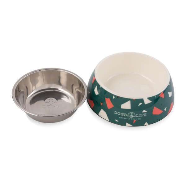 Dog's Life Melamine Stainless Steel Bowls