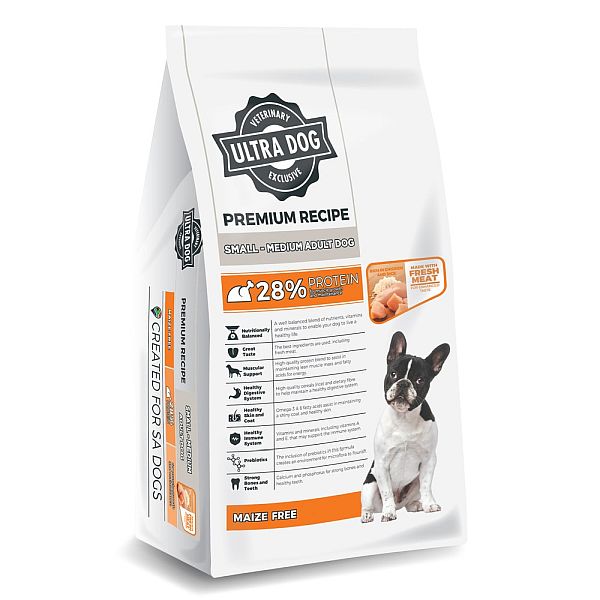 Ultra Dog Premium Adult Chicken & Rice Small/Medium Breed