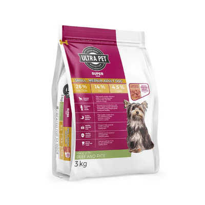 Ultra Dog Superwoof Adult Small/Medium Beef & Rice