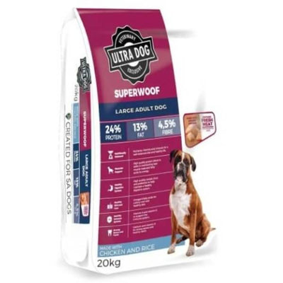 Ultra Dog Superwoof Chicken & Rice Large Adult Dog 20kg