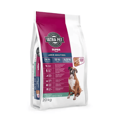 Ultra Dog Superwoof Turkey & Rice Large Adult Dog 20kg