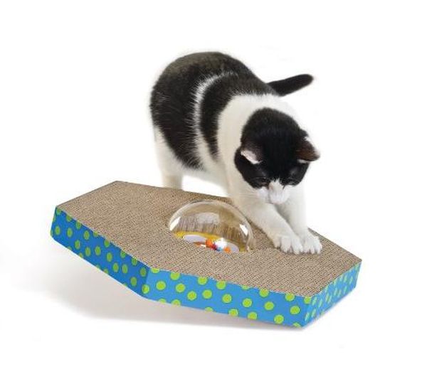 Petstages Cat Toys Wobble & Scratch Globe