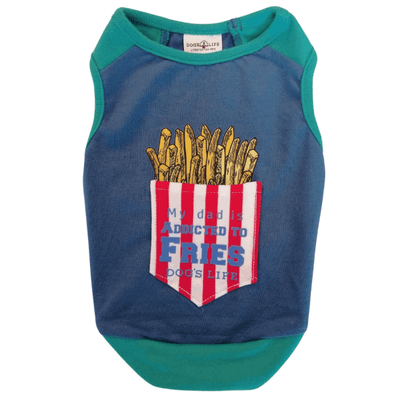 Dog's Life Addicted To Fries Doggy Tee