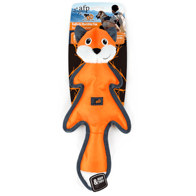 AFP Outdoor Dog Ballistic Rumbler Fox Dog Toy