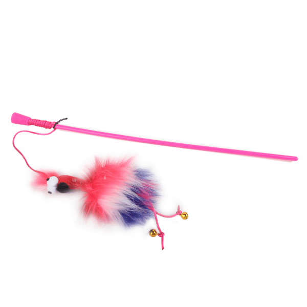 AFP Furry Ball Fluffy Bird Wand Cat Toy