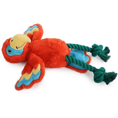 AFP Safari Jungle Parrot Dog Toy