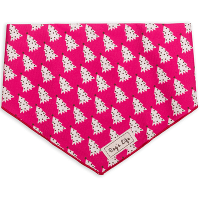 Dog's Life Christmas Polkadot Trees Bandana