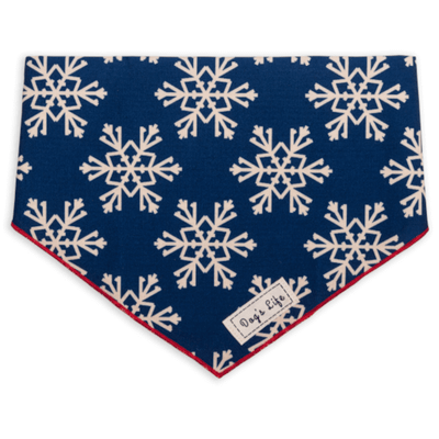Dog's Life Christmas Snowflakes Bandana