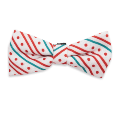 Dog's Life Candy Stripe Bow Tie