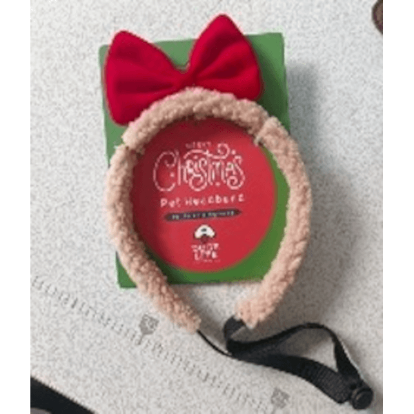 Dog's Life Red Bow Headband
