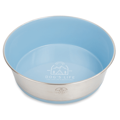 Dog's Life Fuel For Adventures Stainless Steel Bowl