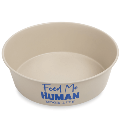 Dog's Life Feed Me Human Stainless Steel Bowl