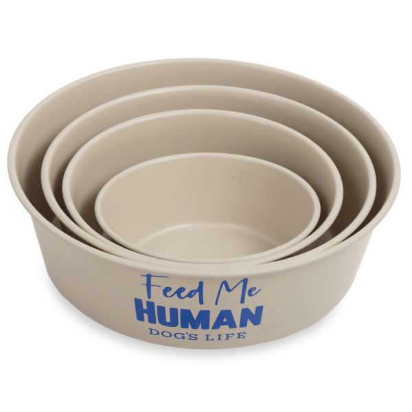 Dog's Life Feed Me Human Stainless Steel Bowl
