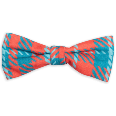 Dog's Life Bow Tie Orange Tartan Orange M