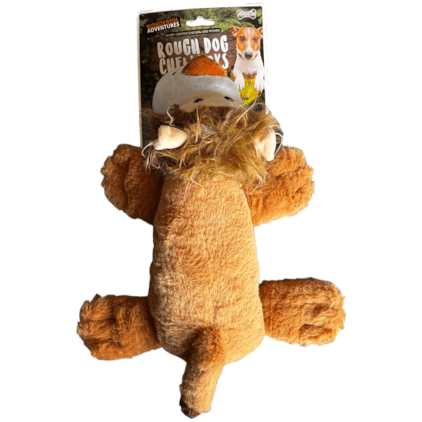 KolloPet Rough Dog Brown Plush Lion