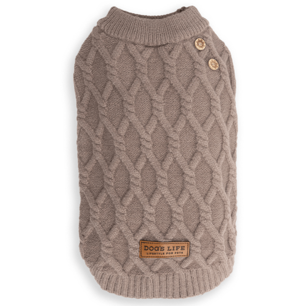 Dog's Life Cableknit Winter Jumper