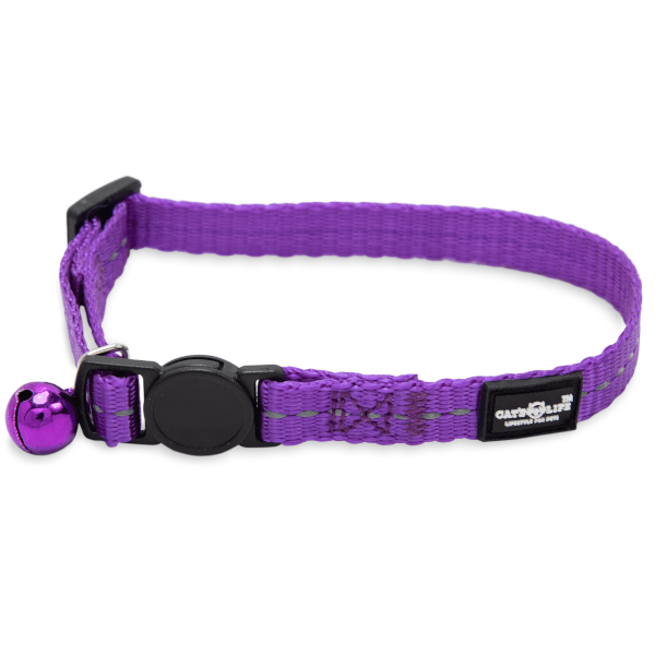 Cat's Life Reflective Supersoft Webbing Cat Collar