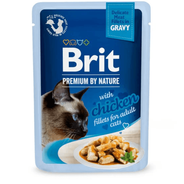 Brit Premium Cat Pouch Delicate Fillets 85g