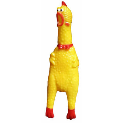 Daro Squeaky Plastic Chicken Dog Toy