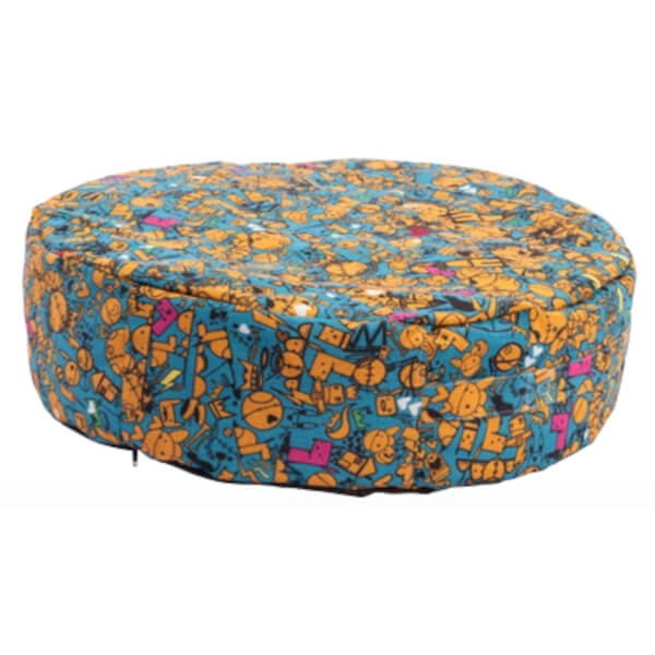 Rogz Retro Flat Round Bed
