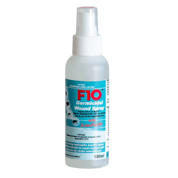 F10 Wound Spray with Insecticide 100ml