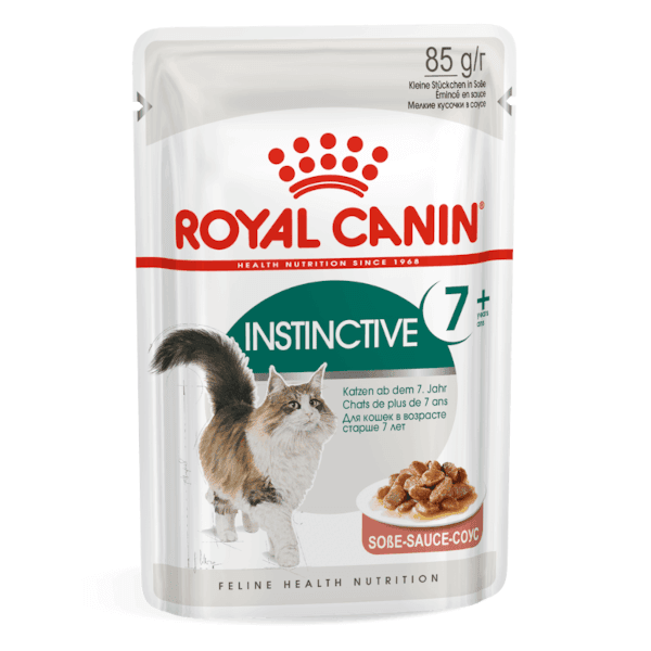 Royal Canin Feline Instinctive 7+ in Gravy Pouch 12 x 85g