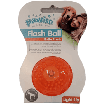 Pawise TPR Flash Ball Dog Toy