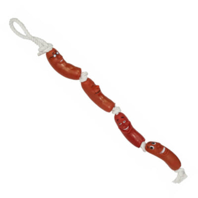 Daro Sausages On A Rope Dog Toy