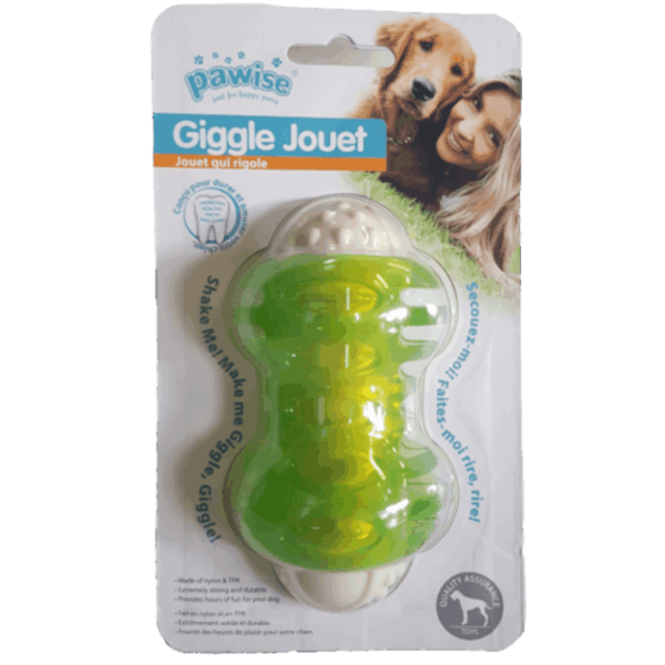 Pawise Giggle Jouet Bone Dog Toy