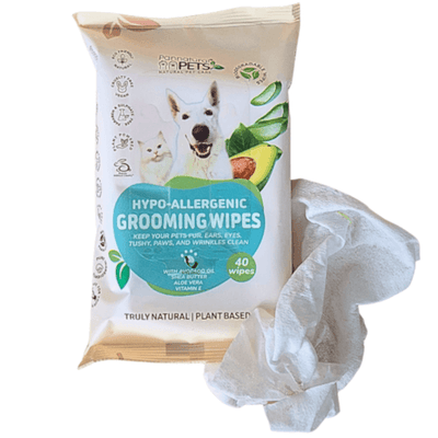 Pannatural Pets Hypo-Allergenic Grooming Wipes