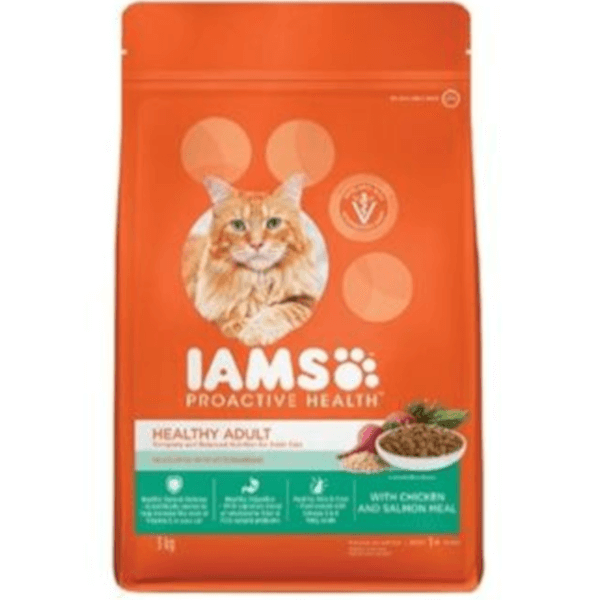 Iams Proactive Health Adult Dry Food Chicken & Salmon