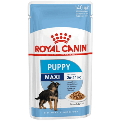 Royal Canin Maxi Puppy Wet Food Sachet 10 x 140g