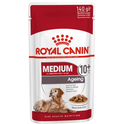 Royal Canin Medium Ageing Wet Food Sachet 10 x 140g