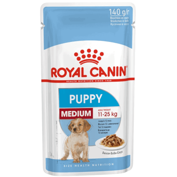 Royal Canin Medium Puppy Wet Food Sachet 140g