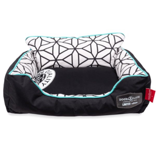 Dog's Life Geometrics Couch Napper Black
