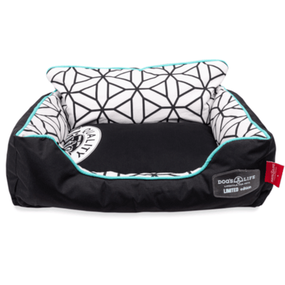 Dog's Life Geometrics Couch Napper Black