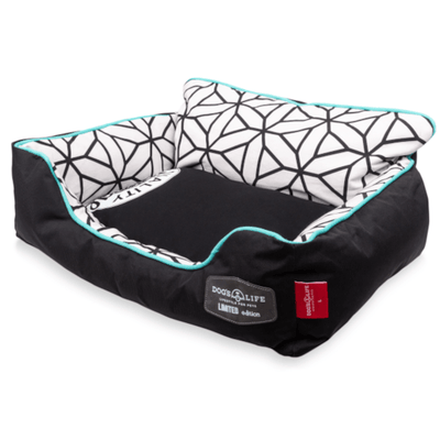 Dog's Life Geometrics Couch Napper Black