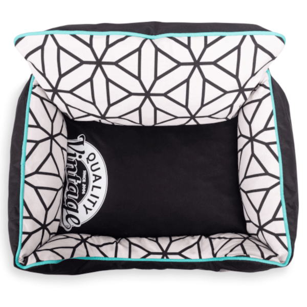 Dog's Life Geometrics Couch Napper Black