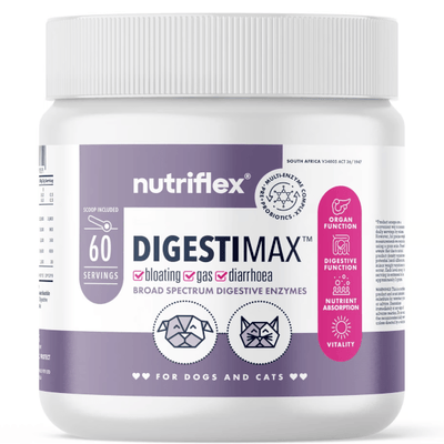 Nutriflex Digestimax Digestive Enzymes for Dogs & Cats 180g
