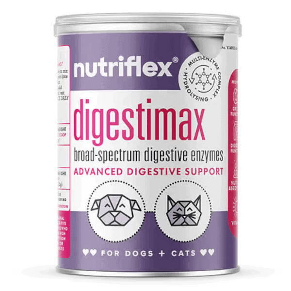 Nutriflex Digestimax Digestive Enzymes for Dogs & Cats 180g