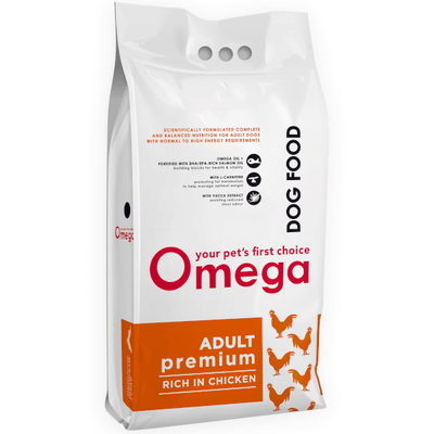 Omega Premium Chicken Adult Dog Food