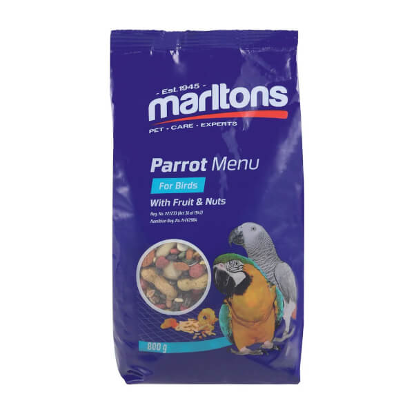 Marltons Parrot Menu Fruit & Nuts 800g